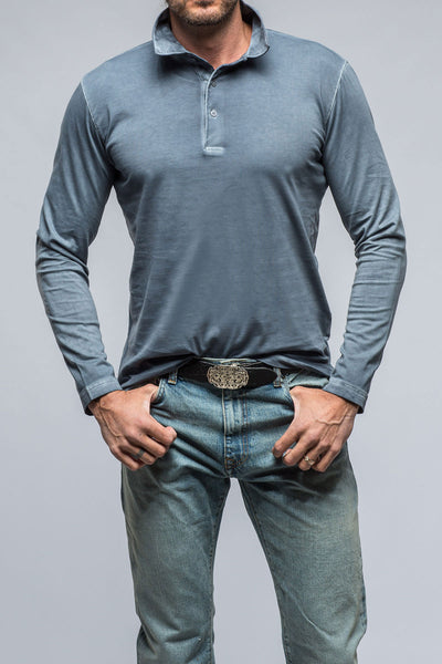 Newport Cotton Polo in Capri | Mens - Shirts - Polos | Georg Roth