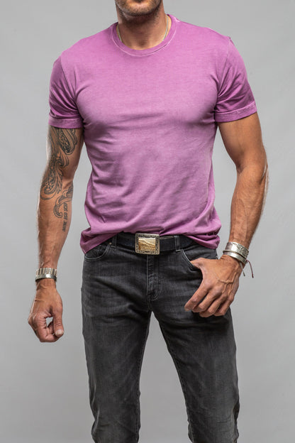 Georg Roth Pismo Cotton T In Plum Mens - Shirts - T-Shirts