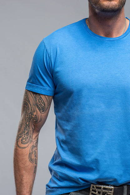 Pismo Cotton T In Royal | Mens - Shirts - T-Shirts | Georg Roth