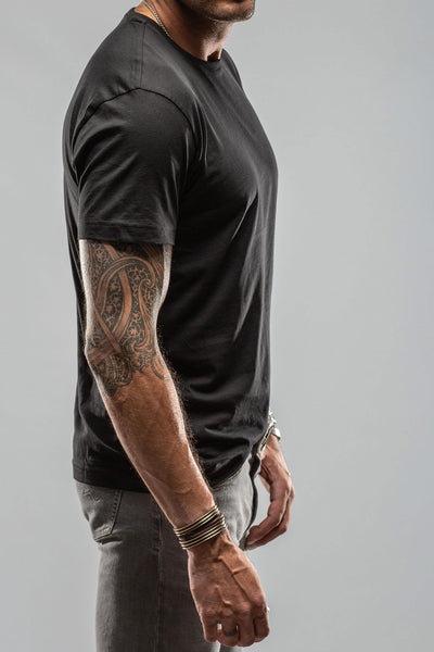 Georg Roth Pismo Cotton Tee In Black Mens - Shirts - T-Shirts