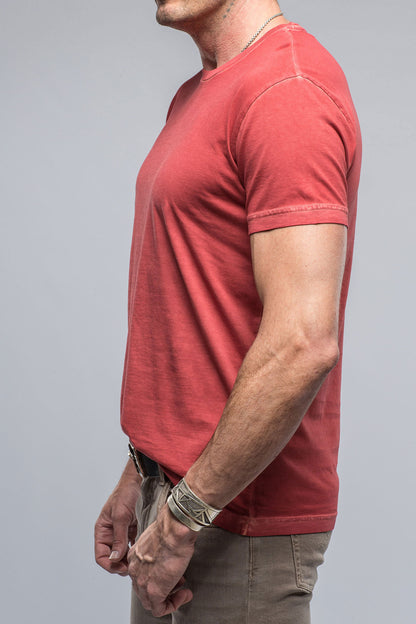 Georg Roth Pismo Cotton Tee In Brick Mens - Shirts - T-Shirts