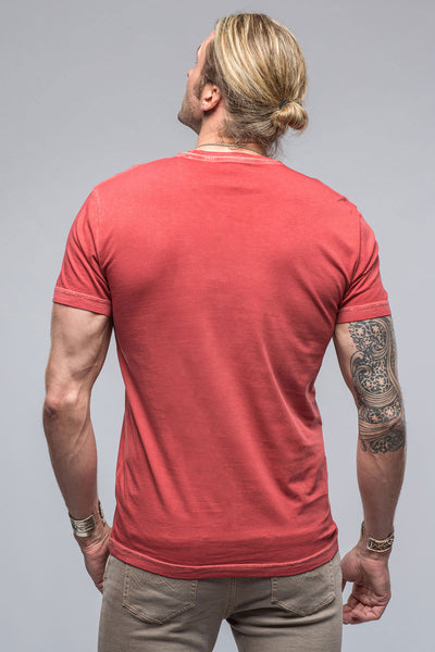 Pismo Cotton Tee In Brick | Mens - Shirts - T-Shirts | Georg Roth