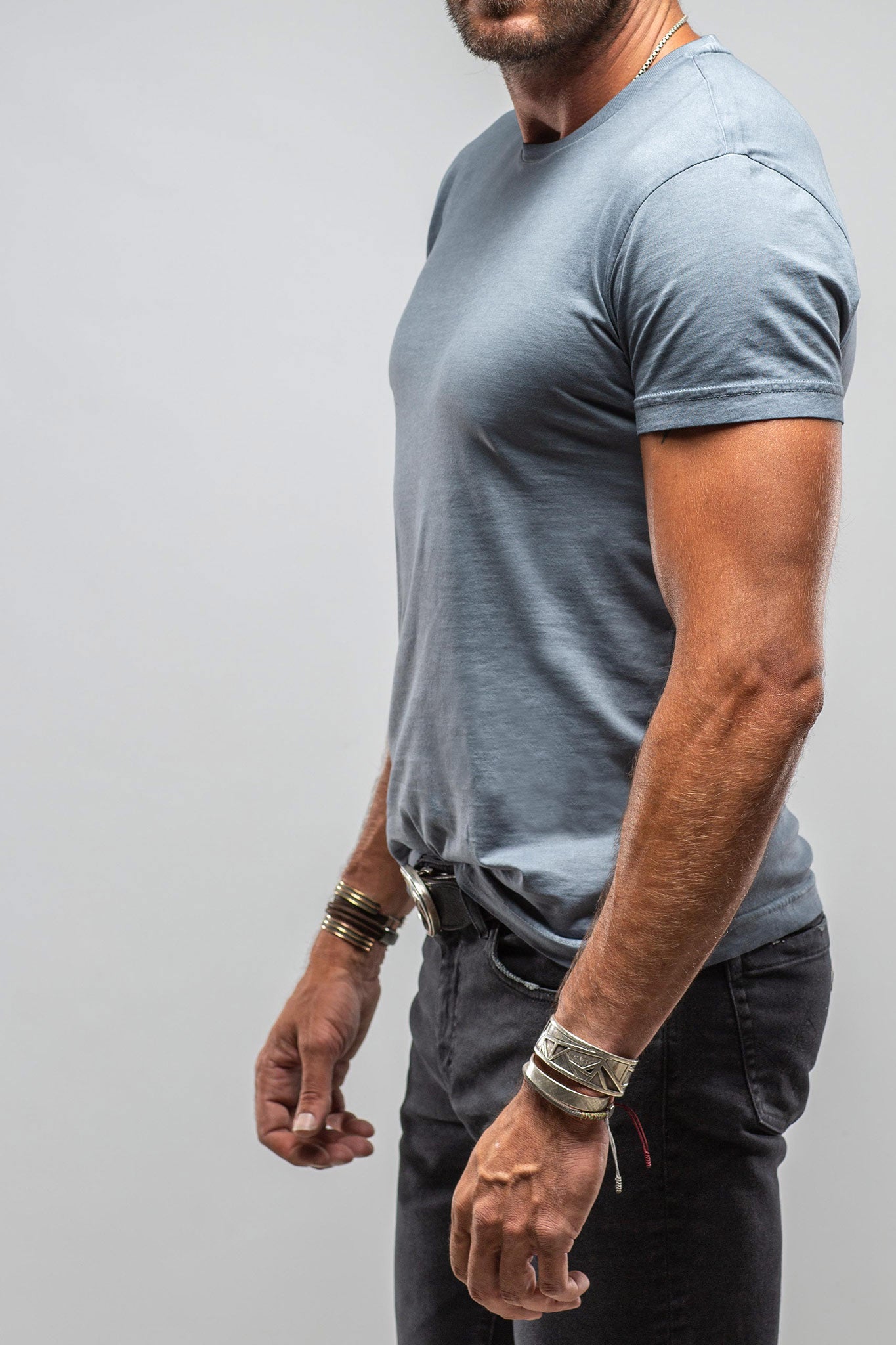 Georg Roth Pismo Cotton Tee In Capri Mens - Shirts - T-Shirts