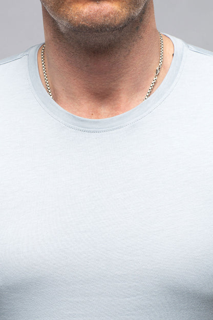 Georg Roth Pismo Cotton Tee In Pearl Grey Mens - Shirts - T-Shirts