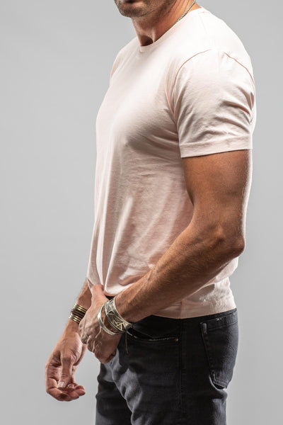 Georg Roth Pismo Cotton Tee In Pink Mens - Shirts - T-Shirts