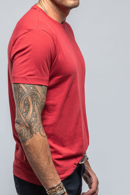 Georg Roth Pismo Cotton Tee In Red Mens - Shirts - T-Shirts