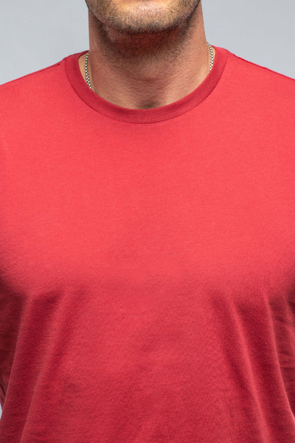 Georg Roth Pismo Cotton Tee In Red Mens - Shirts - T-Shirts
