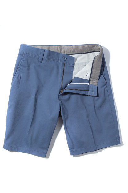 Georg Roth Rockport 9" Stretch Cotton Shorts in Med Blue Mens - Shorts