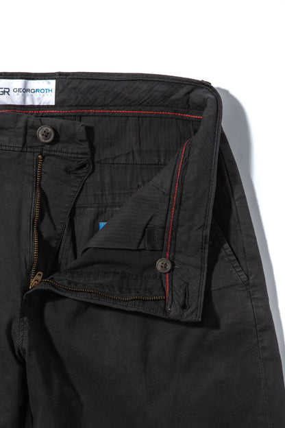 Georg Roth Rockport 9" Stretch Cotton Shorts in Off Black Mens - Shorts