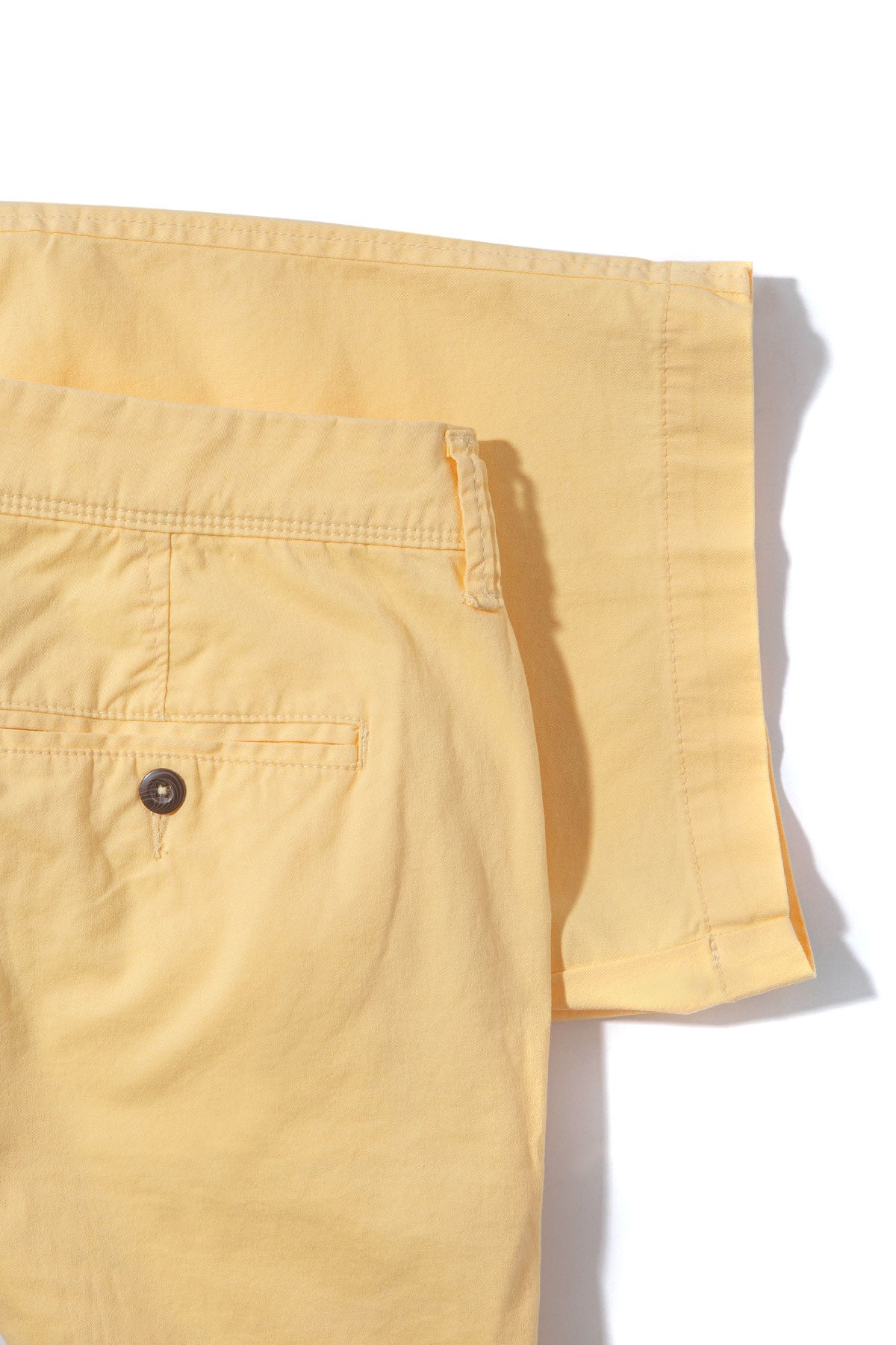 Georg Roth Rockport 9" Stretch Cotton Shorts in Yellow Mens - Shorts