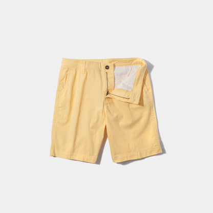 Georg Roth Rockport 9" Stretch Cotton Shorts in Yellow Mens - Shorts