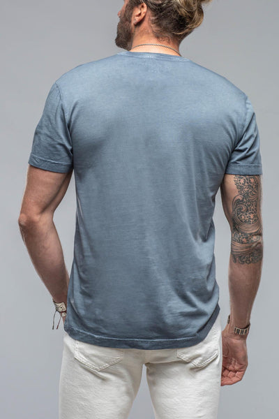 Georg Roth Siena Cotton V Neck In Capri Mens - Shirts - T-Shirts