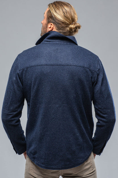 Sooter Cashmere Shirt In Blueprint | Mens - Sweaters | Baldassari