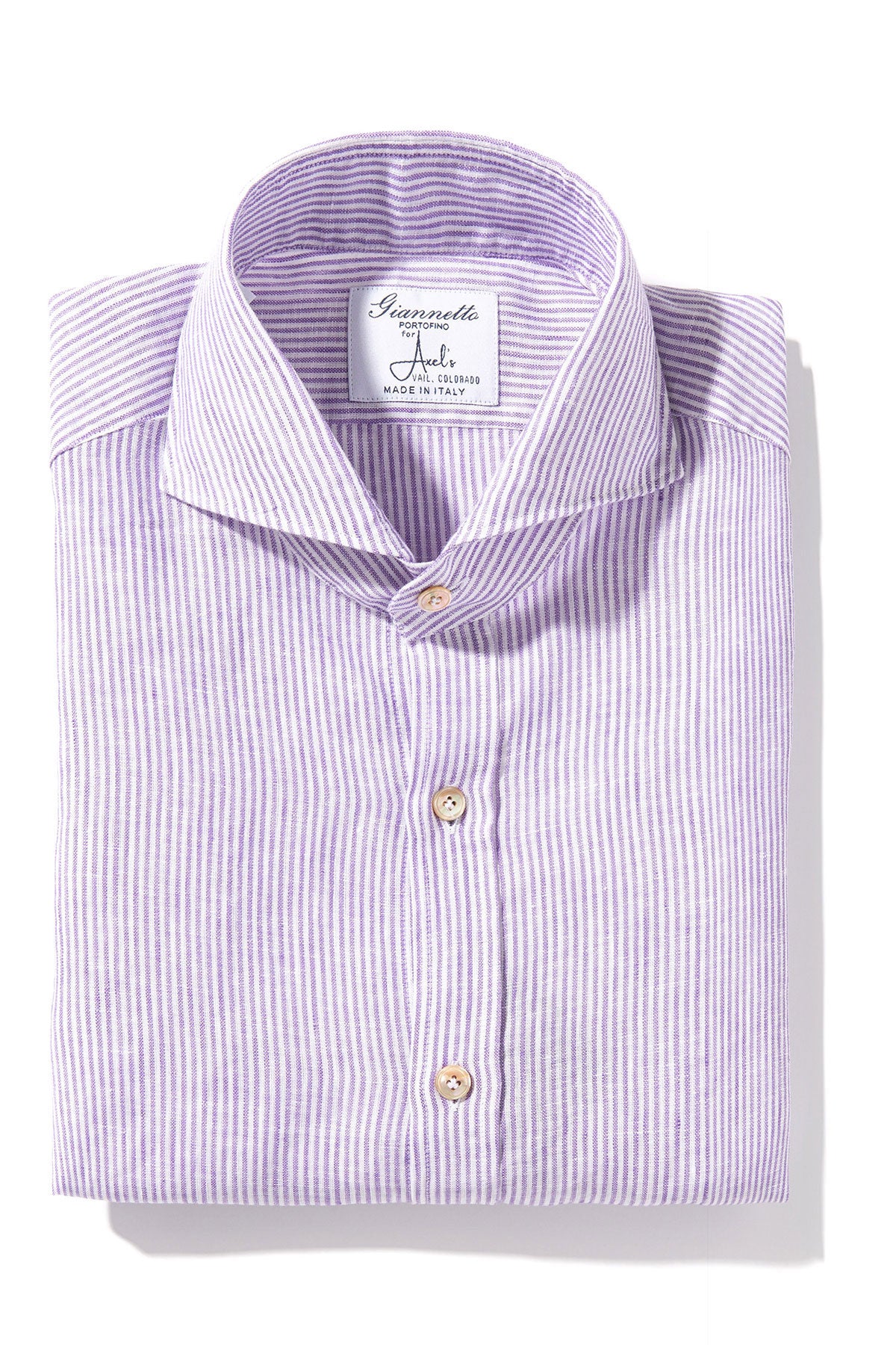 Giannetto Portofino Baggio Linen Sport Shirt Mens - Shirts - Outpost