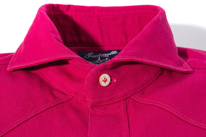 Lourmarin Denim Shirt in Fuchsia | Mens - Shirts - Dress | Giannetto Portofino
