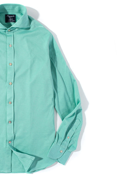 Giannetto Portofino Menerbes Jersey Shirt in Aqua Marine Mens - Shirts - Dress