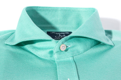 Giannetto Portofino Menerbes Jersey Shirt in Aqua Marine Mens - Shirts - Dress