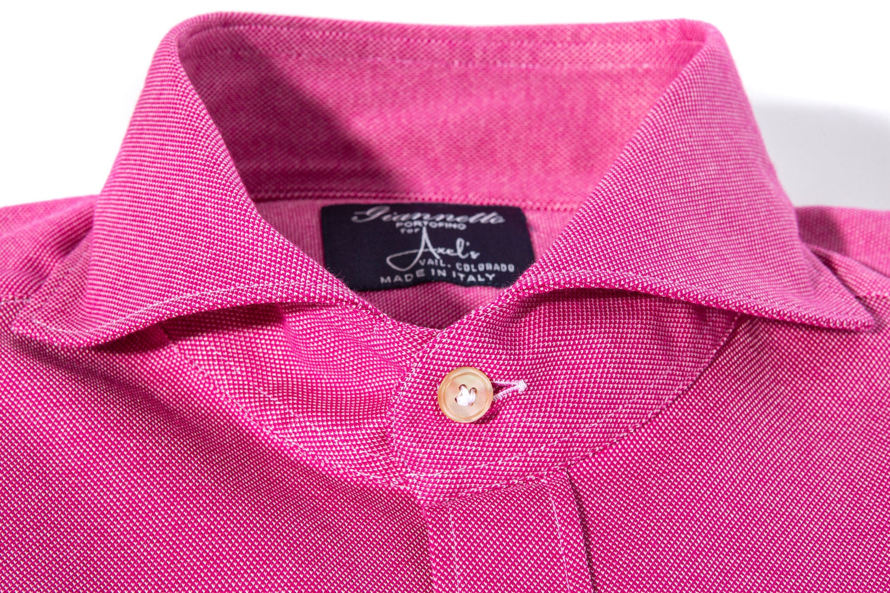 Giannetto Portofino Menerbes Jersey Shirt in Fuchsia Mens - Shirts - Dress