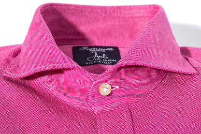 Giannetto Portofino Menerbes Jersey Shirt in Fuchsia Mens - Shirts - Dress