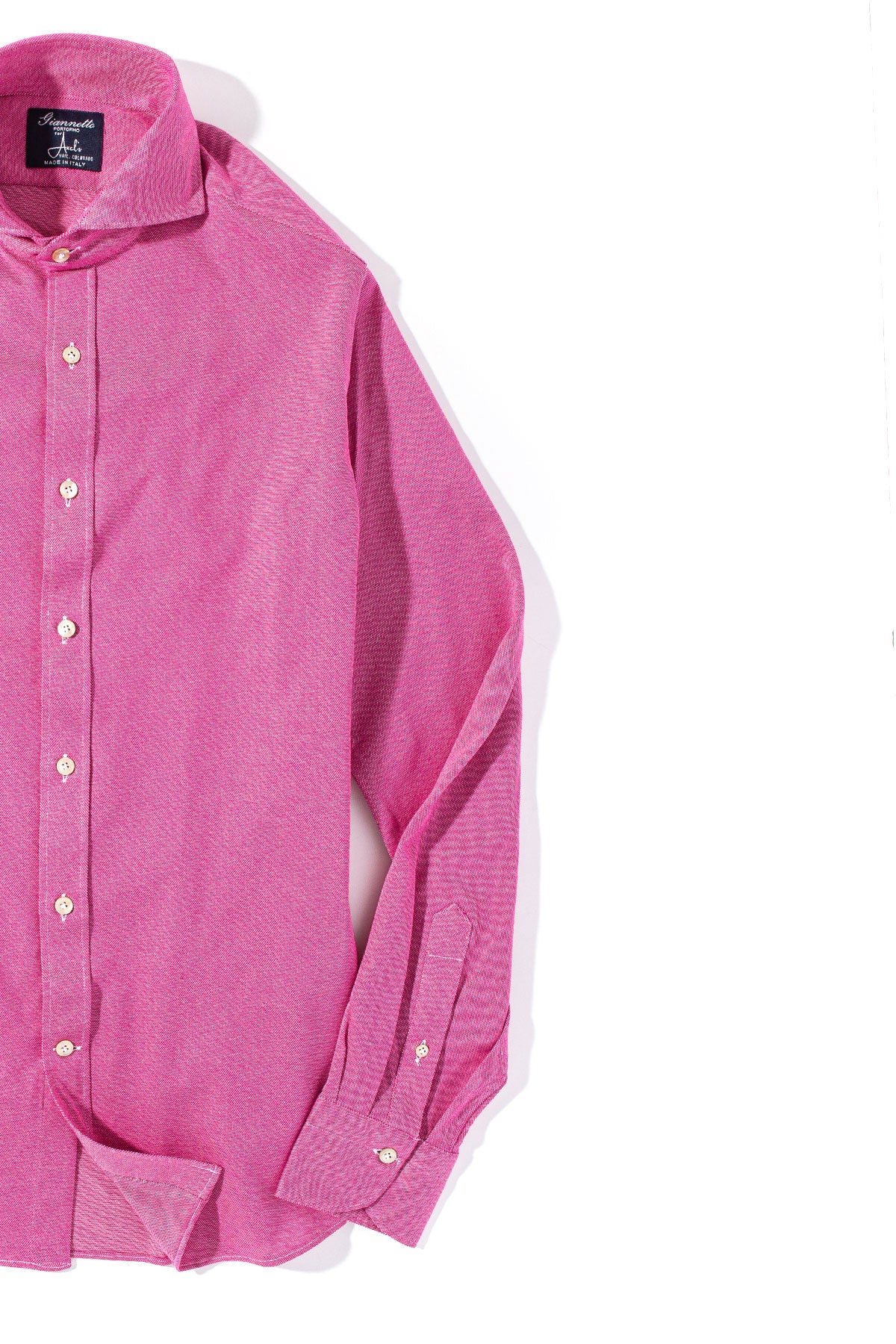 Giannetto Portofino Menerbes Jersey Shirt in Fuchsia Mens - Shirts - Dress