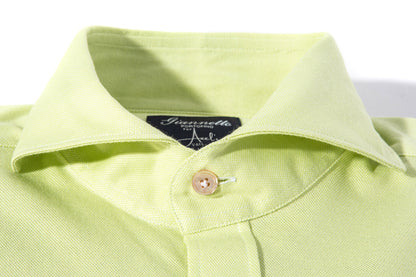 Giannetto Portofino Menerbes Jersey Shirt in Lime Green Mens - Shirts - Dress