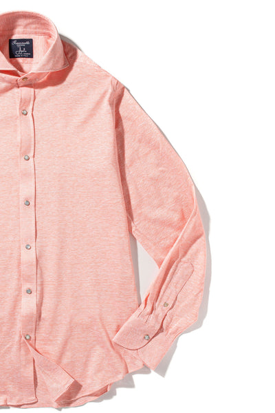Schwinn Cotton Linen Shirt in Pink | Mens - Shirts - Dress | Giannetto Portofino