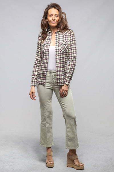 Giannetto Portofino Tilly Western Snap Shirt In Multi Ladies - Tops