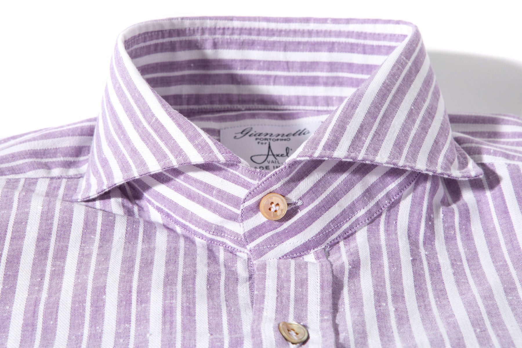 Giannetto Portofino Tonali Linen Sport Shirt Mens - Shirts - Outpost