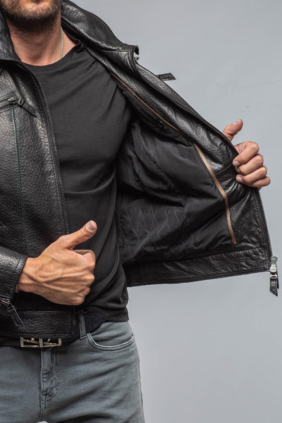 Gimo's Alfero Leather Jacket Samples - Mens - Outerwear - Leather