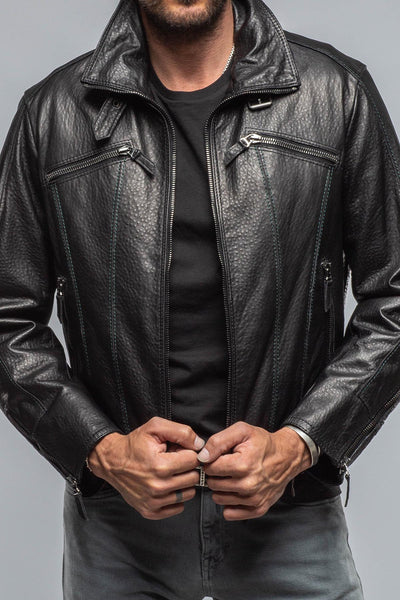 Gimo's Alfero Leather Jacket Samples - Mens - Outerwear - Leather