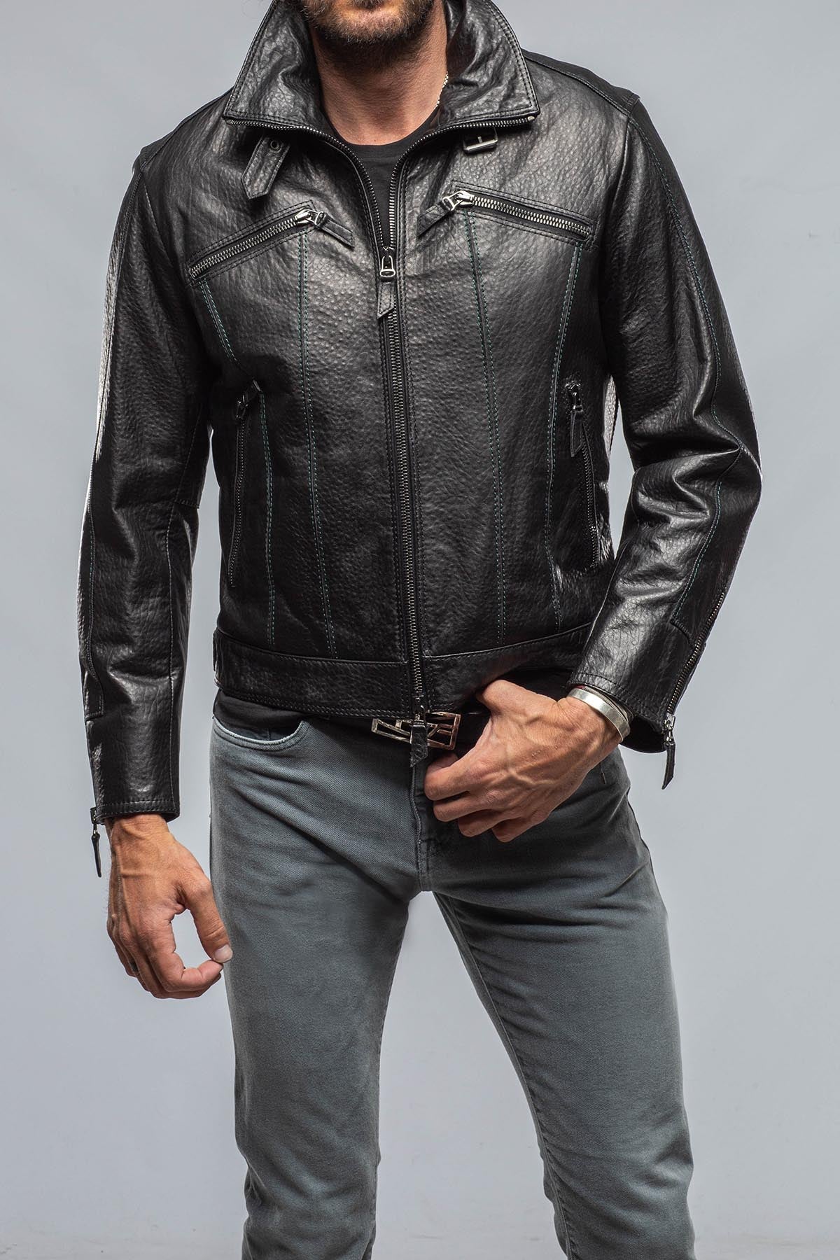 Gimo's Alfero Leather Jacket Samples - Mens - Outerwear - Leather