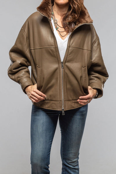 Amaya Shearling Jacket | Samples - Ladies - Outerwear - Leather | Gimo's
