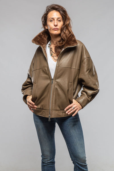 Amaya Shearling Jacket | Samples - Ladies - Outerwear - Leather | Gimo's