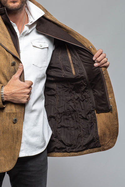 Gimo's Argento Leather Blazer Samples - Mens - Outerwear - Leather