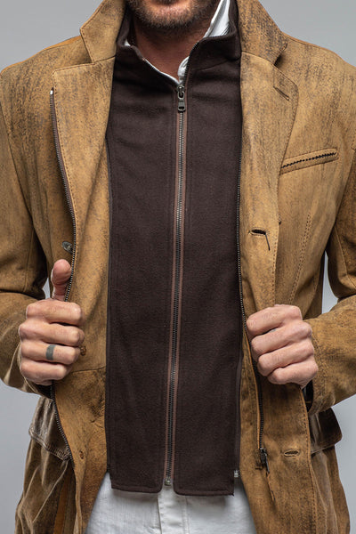 Gimo's Argento Leather Blazer Samples - Mens - Outerwear - Leather