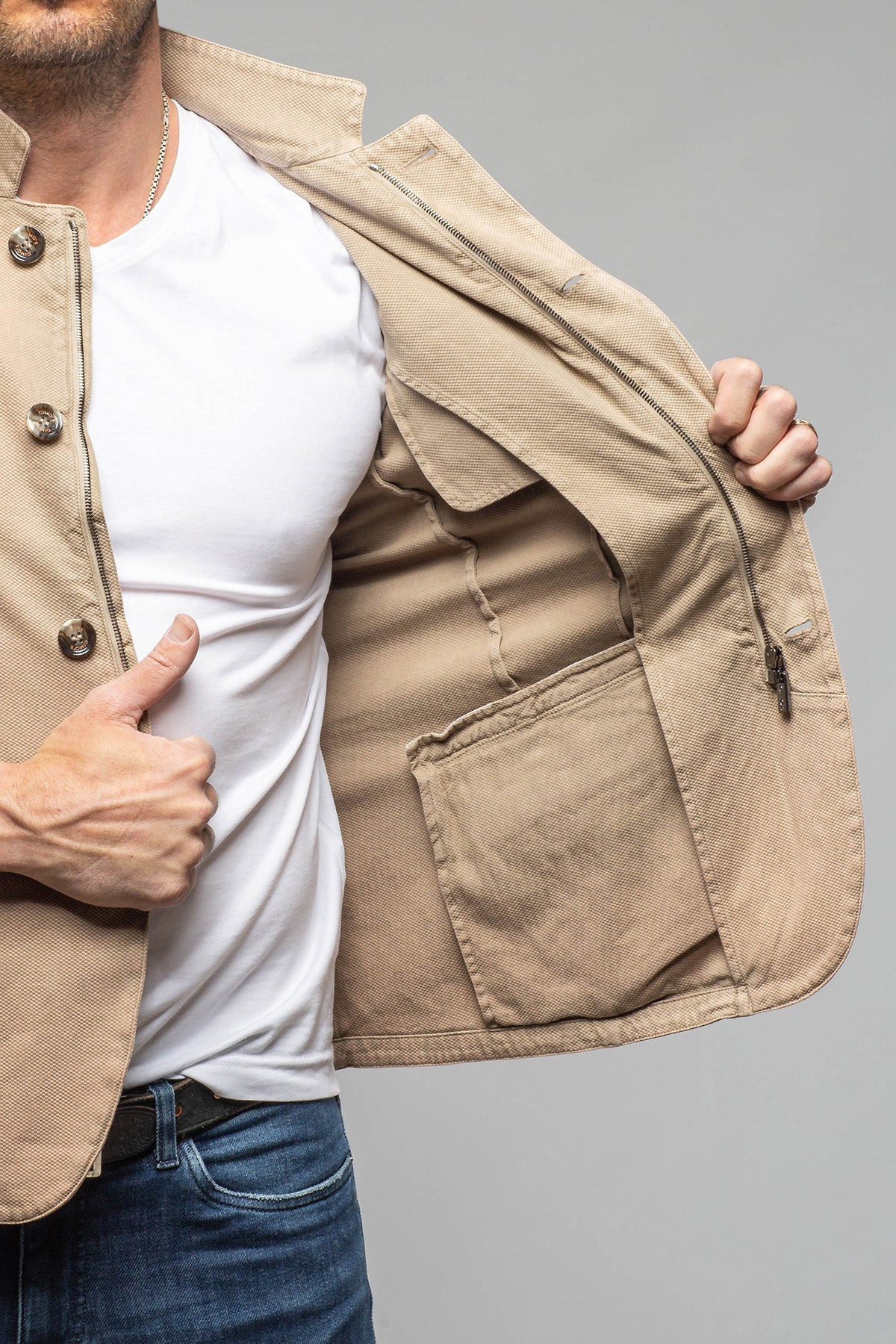 Arlington Knit Jacket | Samples - Mens - Outerwear - Cloth | Gimo's