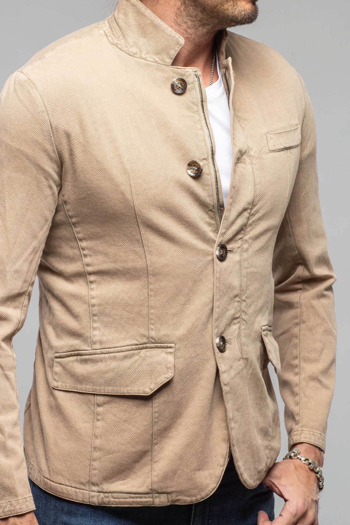 Arlington Knit Jacket | Samples - Mens - Outerwear - Cloth | Gimo's