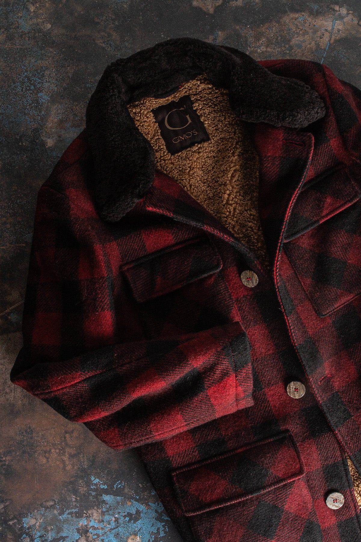 Gimo's Baraby Flannel Jacket Samples - Mens - Outerwear - Cloth