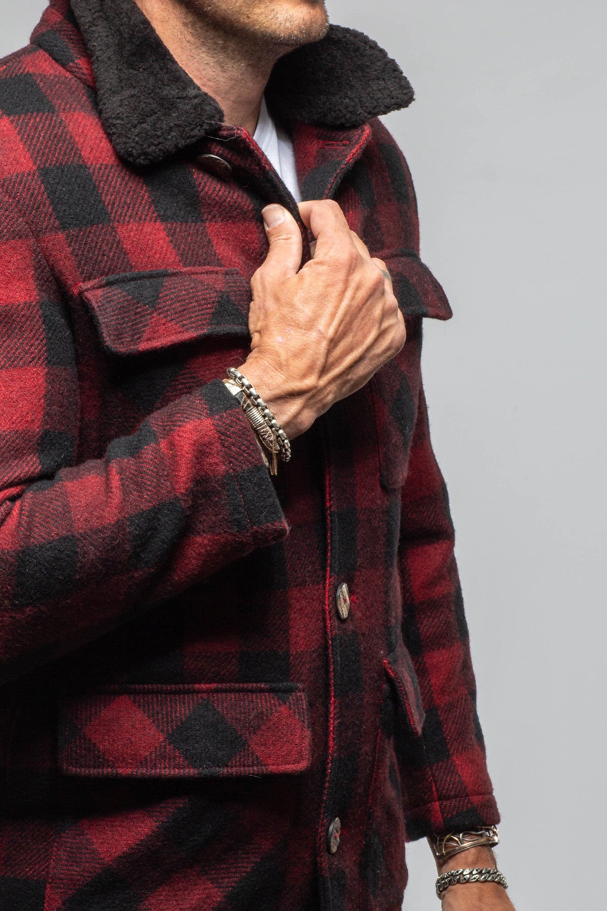 Gimo's | Baraby Flannel Jacket | Samples - Mens - Outerwear - Cloth 