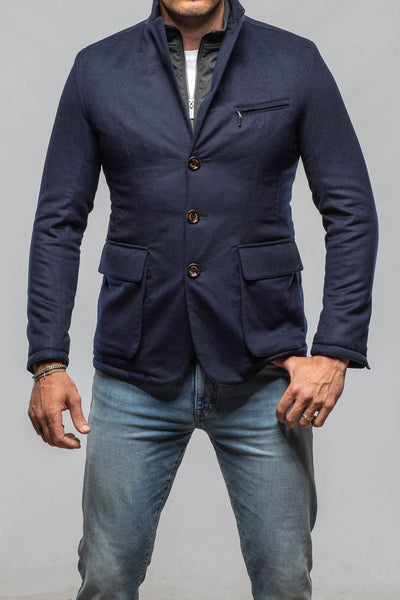 Gimo's Baylor Wool Cashmere Silk Field Jacket Samples - Mens - Outerwear - Cloth