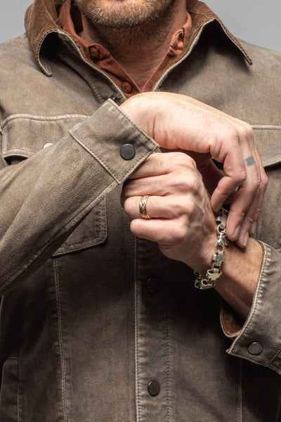 Gimo's Bedford Suede Jacket Samples - Mens - Outerwear - Leather