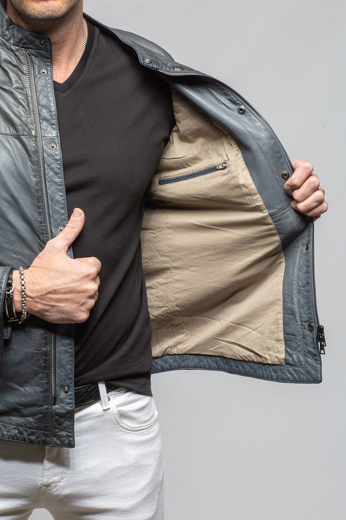 Gimo's Bend Napp Moto Samples - Mens - Outerwear - Leather