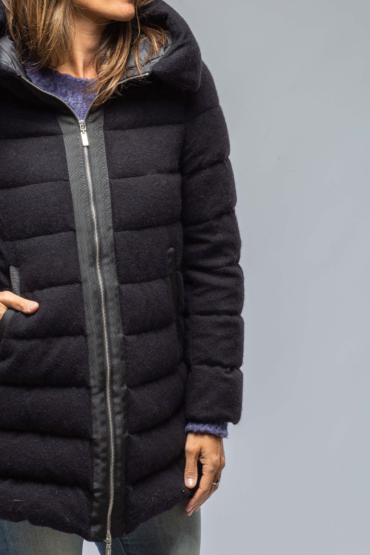 Gimo's | Bergen Angora Knit Down Coat | Warehouse - Ladies - Outerwear - Cloth 