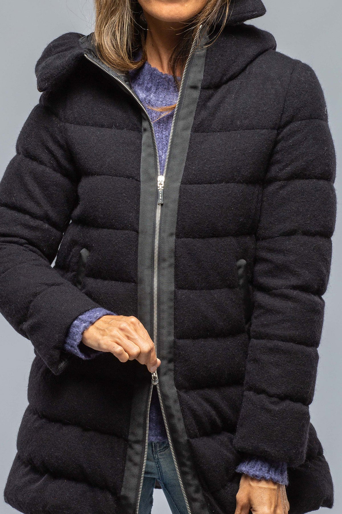 Gimo's | Bergen Angora Knit Down Coat | Warehouse - Ladies - Outerwear - Cloth 