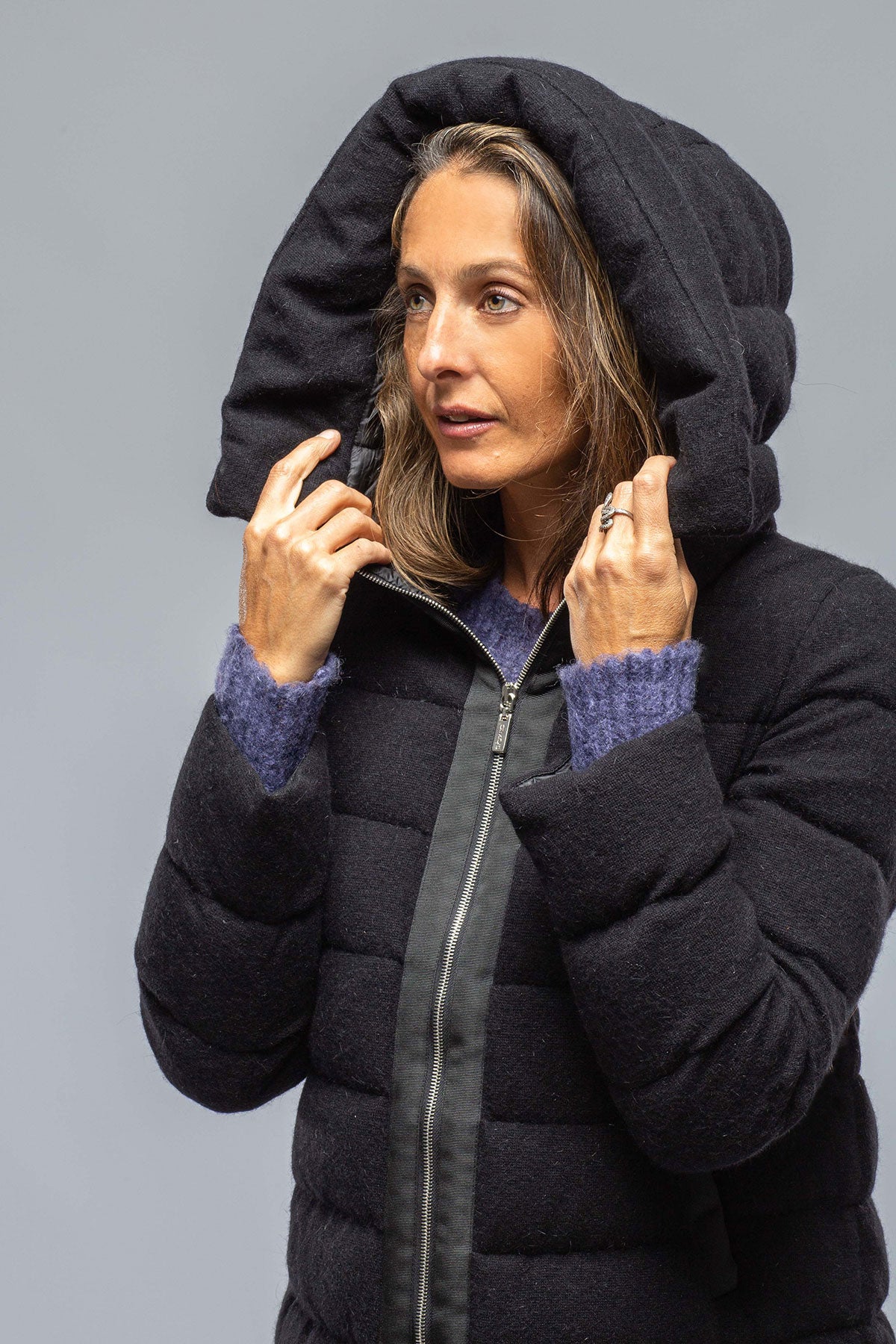 Gimo's | Bergen Angora Knit Down Coat | Warehouse - Ladies - Outerwear - Cloth 