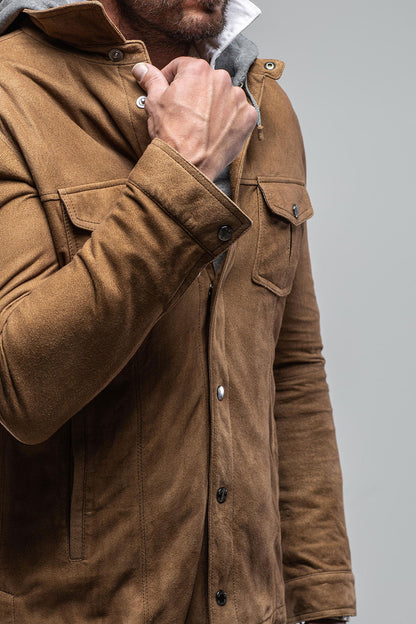 Gimo's Billy Jacket with Removable Hood in Palomino Mens - Outerwear - Leather