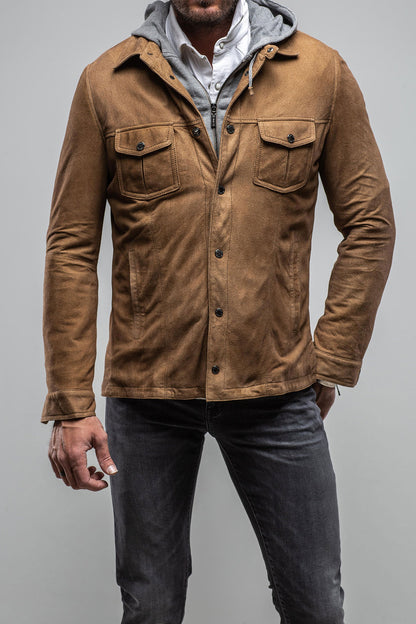 Gimo's Billy Jacket with Removable Hood in Palomino Mens - Outerwear - Leather