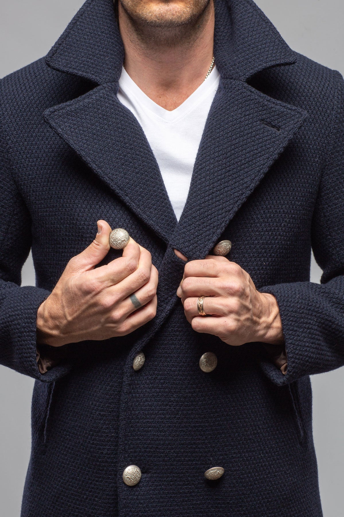 Braden Knit Coat | Samples - Mens - Outerwear - Cloth | Gimo's