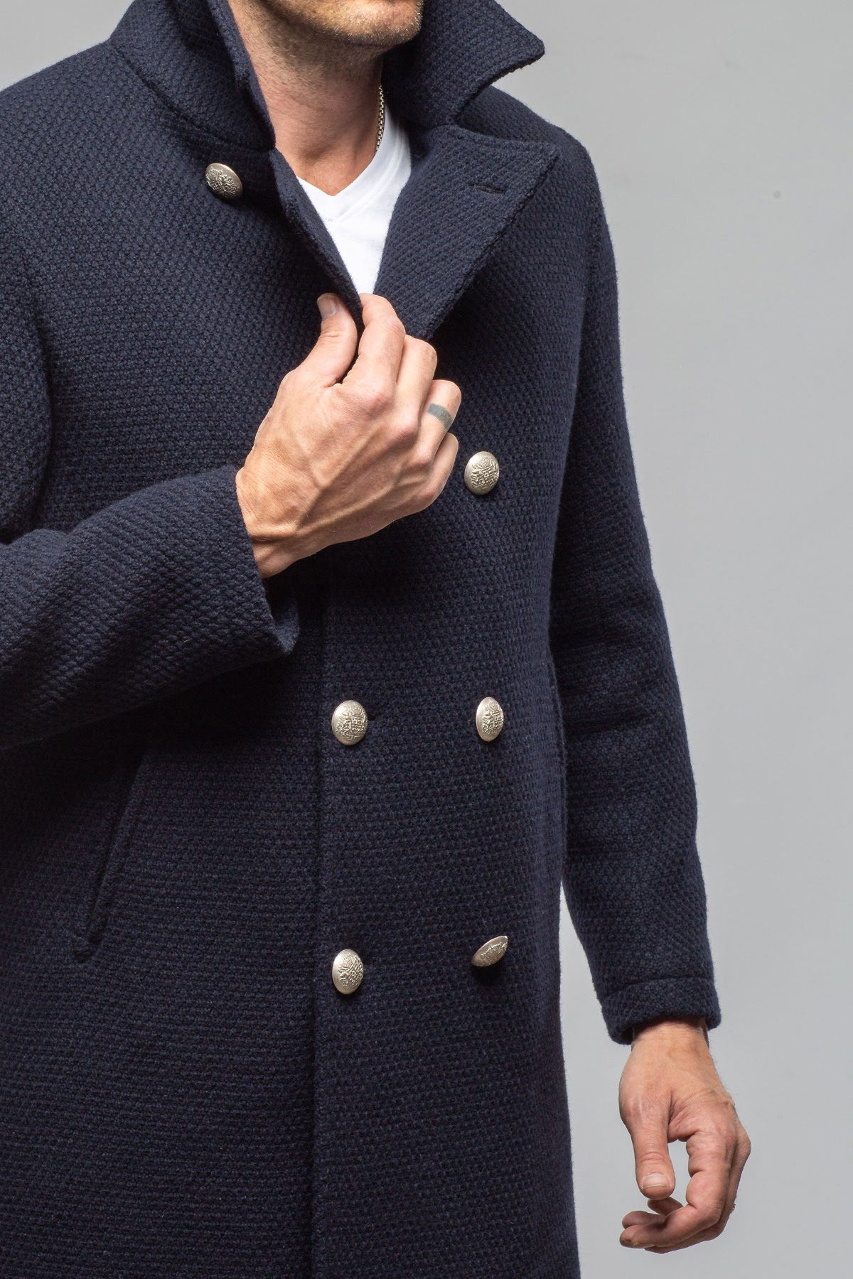 Braden Knit Coat | Samples - Mens - Outerwear - Cloth | Gimo's