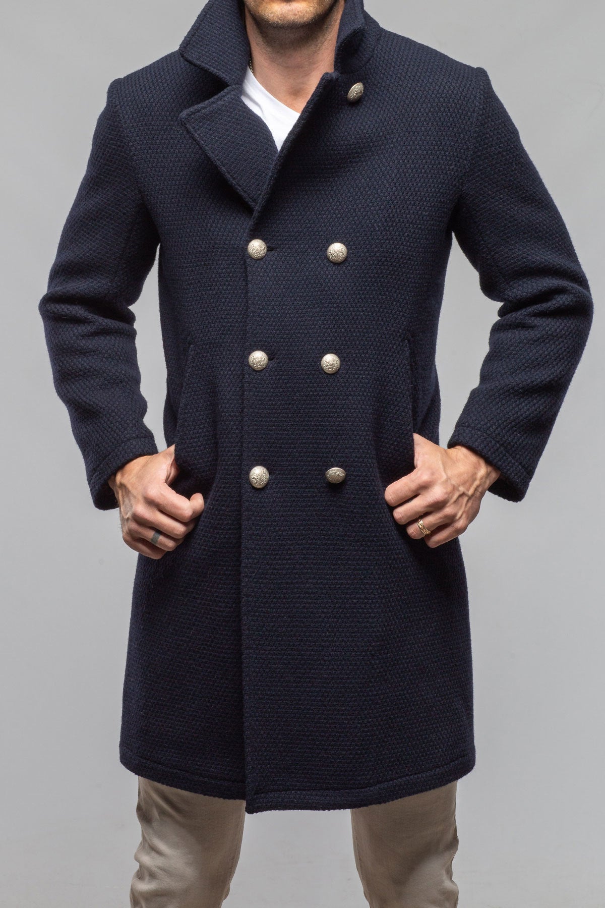 Gimo's Braden Knit Coat Samples - Mens - Outerwear - Cloth